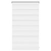 vidaXL Zebra rolgordijn 50,9 x 100 cm stofbreedte 46,7 cm wit