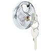 vidaXL Discusloten met sleutels 12 st zilver 6 x 2.3 x 6 cm