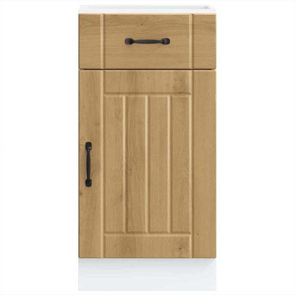 vidaXL Onderkast Lucca bewerkt hout artisanaal eikenkleur