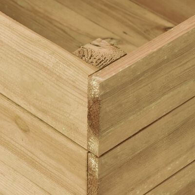 vidaXL Plantenbak verhoogd 200x100x54 cm geïmpregneerd grenenhout