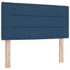 vidaXL Boxspringbed met matras Blauw 200 x 90 cm Polyester