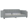 vidaXL Slaapbank 100x190 cm stof lichtgrijs