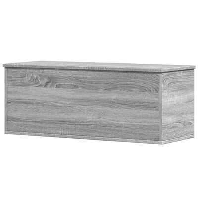 vidaXL Opbergbox 90x35x35 cm bewerkt hout grijs sonoma eikenkleurig