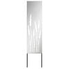 vidaXL Tuin Privacy Screen Zilver 32 x 140 cm Gegalvaniseerd staal
