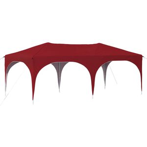 vidaXL Pop-up partytent 575 x 288 x 245 cm Bordeauxrood Oxford Stof