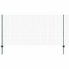 vidaXL Hek met Paal Groen 1,2 x 10 m Staal en PVC