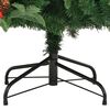 vidaXL Kunstkerstboom Groen 180 cm PVC en Metaal en Plastic