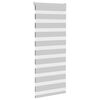 vidaXL Zebra rolgordijn 60x100 cm stofbreedte 55,9 cm lichtgrijs
