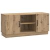vidaXL TV-kast 102 x 34,5 x 47 cm Artisanaal eiken Bewerkt hout