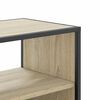 vidaXL Tv-meubel 100x31x39,5cm bewerkt hout metaal sonoma eikenkleurig