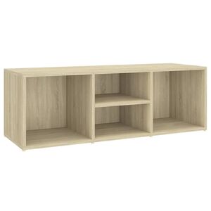 vidaXL Schoenenopbergbank 105x35x35 cm bewerkt hout sonoma eikenkleur