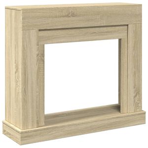 vidaXL Haardombouw 100x30x87,5 cm bewerkt hout sonoma eikenkleurig