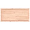 vidaXL Tafelblad natuurlijke rand 120x50x(2-6) cm massief eikenhout