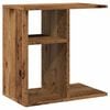vidaXL Bijzettafel 50x30x50 cm bewerkt hout oud houtkleurig