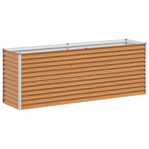 vidaXL Verhoogde plantenbak Licht Bruin 195 x 50 x 68 cm