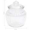 vidaXL Opbergpotten 12 st 500 ml glas