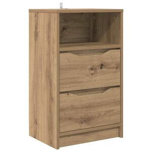 vidaXL Nachtkastje Artisan Eiken 40 x 30 x 467 cm Bewerkt hout