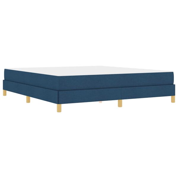 vidaXL Boxspringbed met matras Blauw 180 x 200 cm Stof