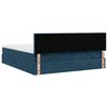 vidaXL Ottoman bed met matrassen en LED's 160x200cm fluweel