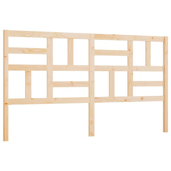vidaXL Hoofdbord 206x4x104 cm massief grenenhout