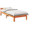 vidaXL Bedframe zonder matras massief grenenhout wasbruin 80x200 cm
