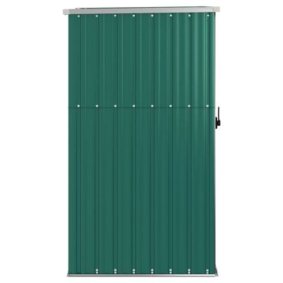 vidaXL Tuinschuur 88x89x161 cm gegalvaniseerd staal groen