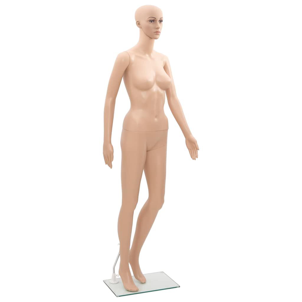 vidaXL Vrouwen Torso Etalagepop Zwart/Wit Pas Pop Mannequin Paspop Vrouw