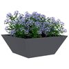 vidaXL Tuin Bloempot 5 pcs Antraciet 40 x 40 x 15 cm Koudgewalst staal