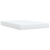 vidaXL Boxspring met matras kunstleer wit 140x190 cm