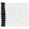 vidaXL Gaashek 25 x 1,4 m Staal Groen
