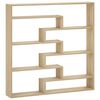 vidaXL Wandplank Sonoma Eiken 103 x 17 x 102 cm Bewerkt hout