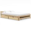 vidaXL Bedframe met 4 lades massief grenenhout 180x200 cm