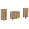 vidaXL 2-delige Badkamerkast Set ZWOLLE Artisanaal eiken Bewerkt hout
