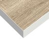 vidaXL Wandschappen zwevend 4 st 80x23,5x3,8 cm MDF eikenkleurig wit