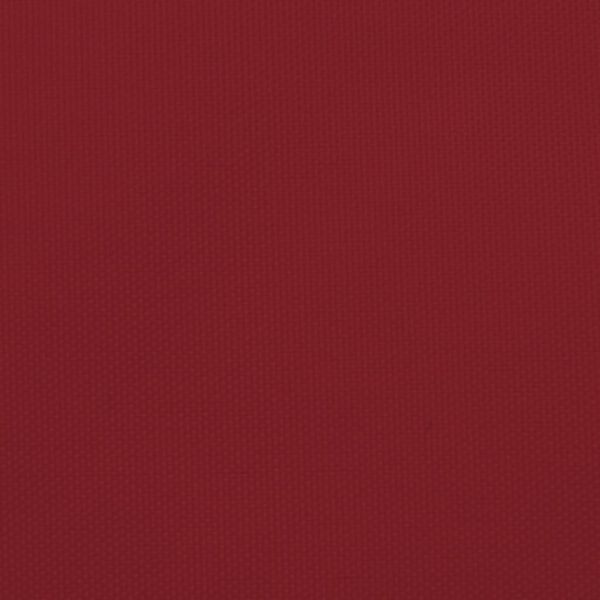 vidaXL Zonnescherm driehoekig 3,6x3,6x3,6 m oxford stof rood