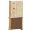 vidaXL Hoge kast VIGO 78x40x175 cm massief grenenhout
