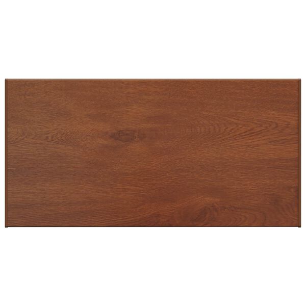 vidaXL Raamsokkel Bruin Hout 60 x 40 x 4,5 cm PVC