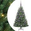 vidaXL Kunstmatige Inklapbare Kerstboom Groen 120 cm PVC en Metaal