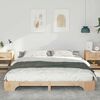 vidaXL Bedframe Bruin 180 x 220 cm Massief grenenhout