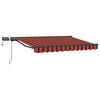 vidaXL Handmatige Luifelhouder met LED's 3,5 x 2 m