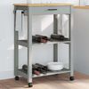 vidaXL Keukentrolley MONZA 60x40x88,5 cm massief grenenhout