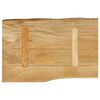 vidaXL Tafelblad met natuurlijke rand 50x40x2,5 cm massief mangohout