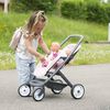 Smoby Speelgoedkinderwagen voor tweeling sport Maxi-Cosi lichtroze