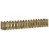 vidaXL Plantenbak verhoogd hekontwerp 200x30x30 cm ge&iuml;mpregneerd hout
