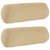 vidaXL Kussensloop 2 pcs HEERLEN Beige &Oslash; 15 x 40 cm Polyester