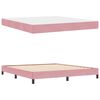 vidaXL Boxspringbed met matras Roze 180 x 200 cm Stof
