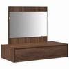 vidaXL Plafondtafel met lade Bruin 83 x 40 x 70 cm Bewerkt hout
