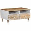 vidaXL Salontafel 80x54x40 cm massief mangohout