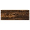 vidaXL Wandkast 100x36,5x35 cm bewerkt hout gerookt eikenkleurig