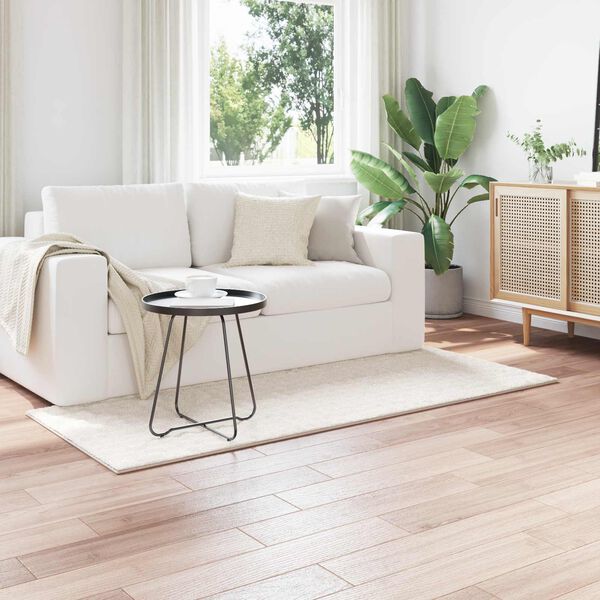 vidaXL Vloerkleden Rechthoekig Cr&egrave;me 150 x 80 cm